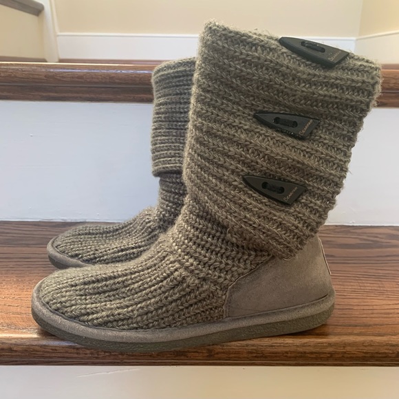 BearPaw knit tall boots - Picture 1 of 4